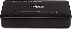 Switch 8 portas gigabit ethernet 10/100/1000mbps Sg 800 Q+ - Intelbras