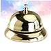 FOYTOKI Premium Golden Call Bell - Ideal for Customer Service - School - Restaurant - Reception Areas - Hotel & Dinner Usage - Effective Buzzer for Attention - Pet Training Tool