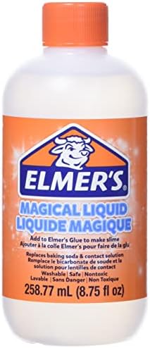Elmer’s Glue Slime Magical Liquid Activator Solution, 258 mL Bottle (8.75 fl. oz.) - Great for Making Slime