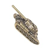 Alliage de laiton : fabriquée en laiton massif, cette statuette de bureau résiste à l’épreuve du temps tout en offrant l’apparence réaliste d’un char miniature pour la décoration d’une chambre sur le thème de l’armée ou pour les collections de chars d’assaut, les sculptures de chars miniatures et les décorations de bureau pour hommes