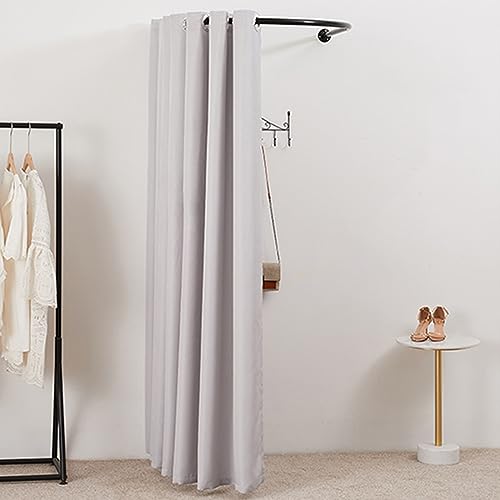 Tringle à rideau murale en forme de U cloison d'intimité pour dressing