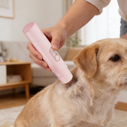 Afeitadora eléctrica para mujer removedor de vello rosa recargable para cara y bikini 2