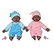 The New York Doll Collection 12" Sweet African American Twin Dolls Play Baby Dolls Full Body African American Twins