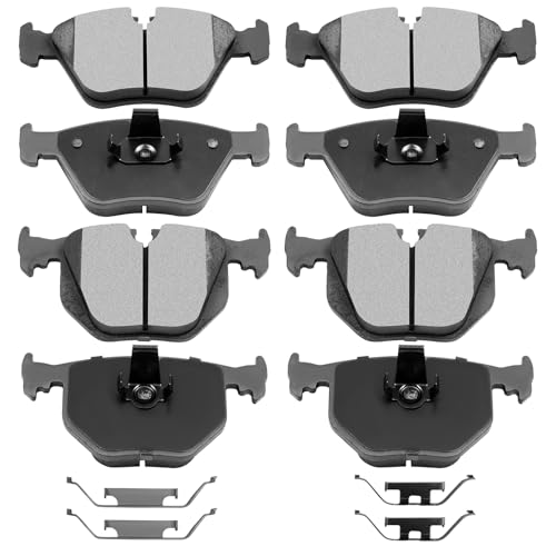 Image of ECCPP Front Rear 8pcs Ceramic Brake Pads Kits fit For BMW For X3 2004-2010 | For BMW For 330Ci 2001 2002 2003 2004 2005 2006,For 330i,For 330xi 2001 2002 2003 2004 2005,For M3 2005 2006,For Z4 2006-2008