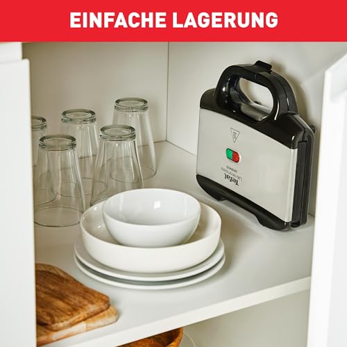 Tefal Ultracompact SM1552 Sandwichmaker für dreieckige Toasts