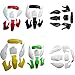 Plastic Fender Kit Fairing for Pit Drit Bike Kawasaki KLX 110 KX65 Suzuki DRZ (4Green 3White)