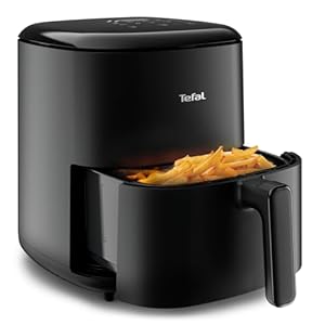 Tefal EY2458 Easy Fry Max 5L Airfryer zwart, voor max. zes personen, gezonde en heerlijke maaltijden, bespaart tijd en energie, digitaal bedieningspaneel, 10 automatische kookprogramma’s