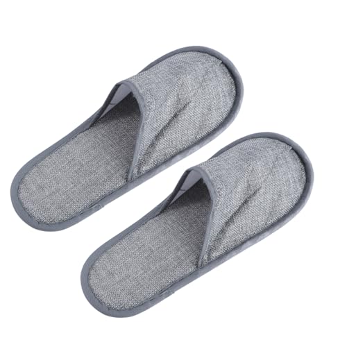 Didiseaon 10pairs Hotel Guest Slippers Washable Non-slip Spa Slippers for Summer Home Use