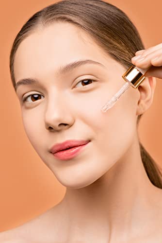 Prodiq 4% Pure Hyaluronic Acid Serum For Face, Neck And Décolleté With Vitamin C, Aloe Vera & Snail Secretion | Collagen Booster, Anti-Aging, Moisturizer, Reduces Fine Lines & Wrinkles, Deep Hydration, Rejuvenate | 1 Oz | Alcohol Free, Fragrance Free & Paraben Free #TOP4