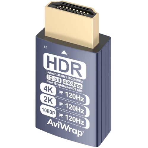 HDMI Dummy Plug Adaptador Virtual 4K 120Hz HDR EDID miniatura 1