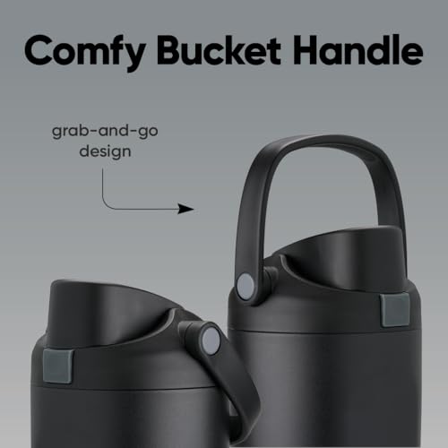 Image of Owala FreeSip Sway - Stainless Steel - 40-oz. - Black (Very, Very Dark)