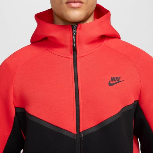 Nike Tech Men's Full-Zip Windrunner Hoodie (HV0949-696, Light Crimson/Black/Black)3