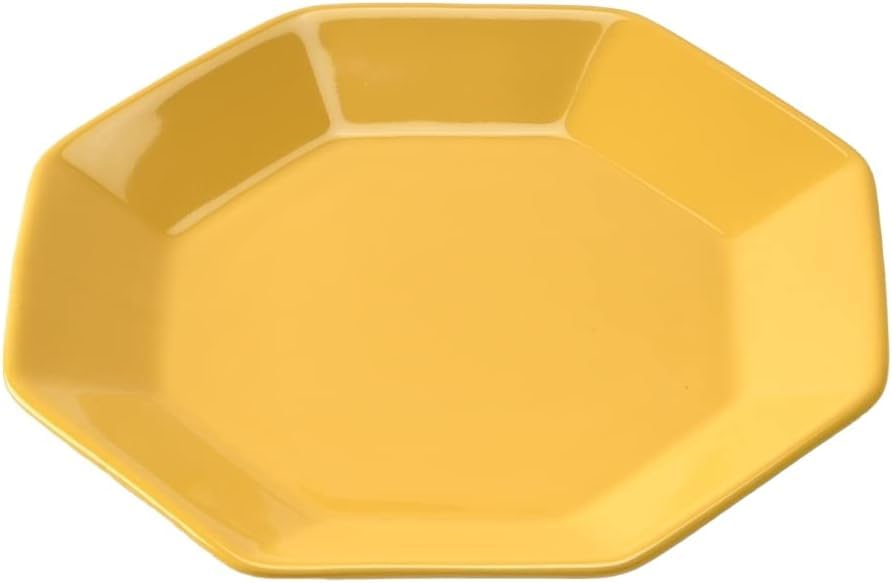 Amazon.co.jp: 黄 5.0寸八角皿 [148×20mm] | 和食器の中皿 : ホーム