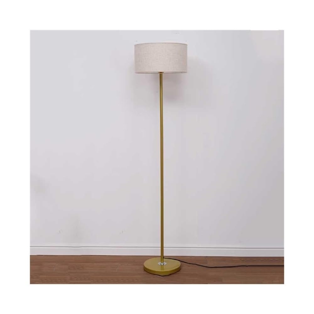 LJHFG63KUYT Standing Lamps Golden Fashion Indoor Floor Lamp for Living Room Study Office Bedrooms Standing Lamps with Lampshade Decorate