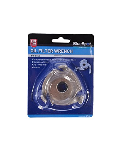 Blue Spot 07002 3/8H/ Duty Oil Filter Remover, Silver
