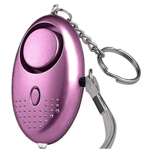 Personal Alarm for Women, Police Approved 140DB Super-Loud Rape Alarm with LED Light, Self-Defense Emergency Alarm for Elderly, for Women, Kids, Girls, Children (Purple)