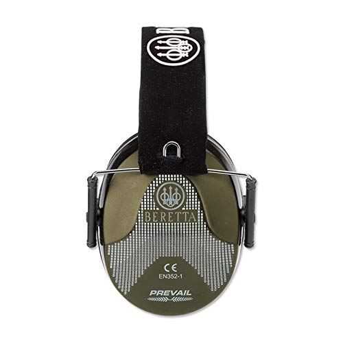 Beretta Low-profile Adjustable Standart Earmuffs for Hearing Protection, Green