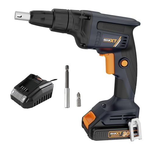 Visseuse Plaques de Plâtre Brushless 20V, MAXXT PistoLet à Vis
