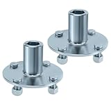 JAVIK 2 Set Axle Hub 4' x 4' Compatible With Go-Kart Quad ATV Trike With 8 Inch Front & Rear Wheel