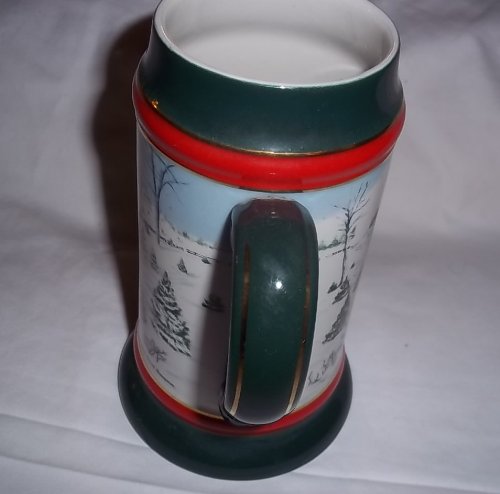 1991 Budweiser The Seasons Best Holiday Stein Cs133 By Budweiser #TOP1