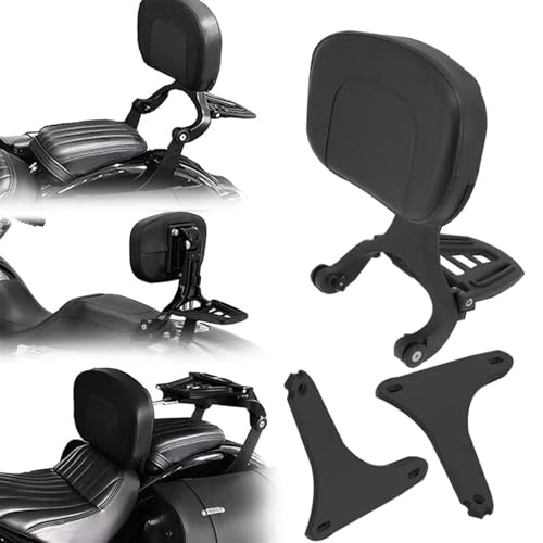Dossier de passager réglable moto polyvalent pour Harley Softail FLSTC Heritage