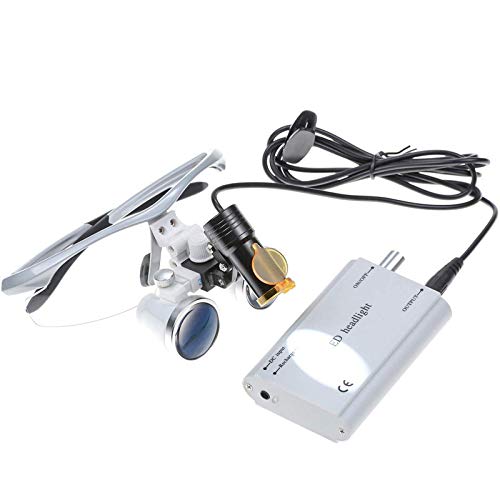 Loupes chirurgicaux 3.5x420mm YCQYM optique supérieure et LED 5W