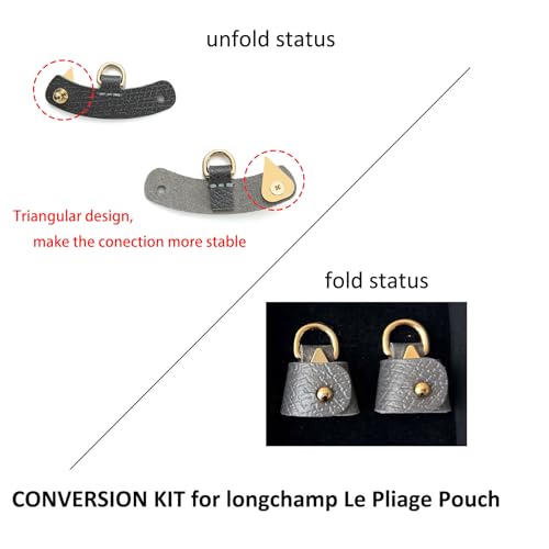 Image of Crossbody Strap Compatible for Longchamp LP Xtra XS Pouch, Conversion Kit,GOLD Hardware