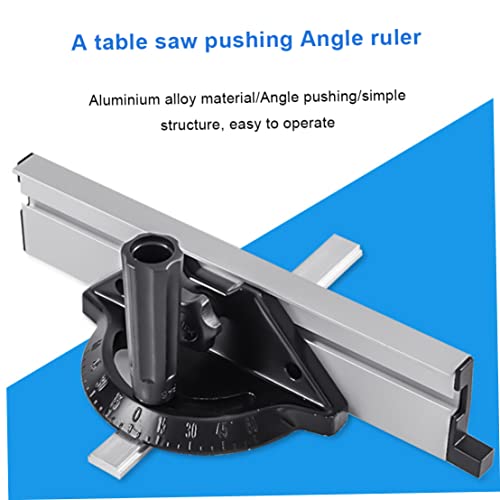 Yapthes Mitre Gauge Diy Woodworking Tools, Miter Gauge Fence System Woodworking Tools Push Block With Angle Plate Ruler Diy Accessiories For Table Saw Black, Miter Gauge Table Saw Router #TOP3