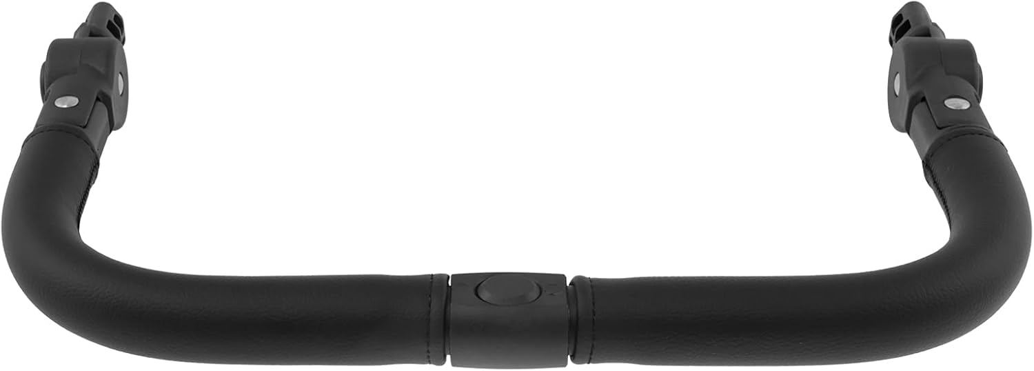 US Stroller Bumper Bar Angle Adjustable Armrest Stroller Handle Multifunctional Stroller Bumper Handle Removable Stroller Crossbar for Baby Stroller(1,black)