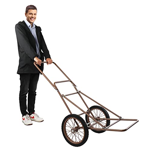 Vingli Folding Deer Cart, 500Lbs. Capacity Game Hauler Utility Gear Dolly With Wheels For Hunting thumb #6