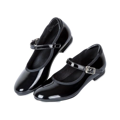 Dynadans Unisex-Child Slide Buckle Strap Tap Shoe Mary Jane Flat4