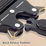 Shenky1 Metall Schnalle für Hundehalsband | 3,8cm Breite | Metallschnalle | für Nylongürtel | Schließe | Militärgürtel | Herrengürtel Militär Bundeswehr | für Gürtel