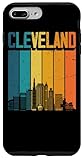 Cleveland Ohio USA Retro Vintage Sunset Skyline Cleveland Case for iPhone 7 Plus/8 Plus