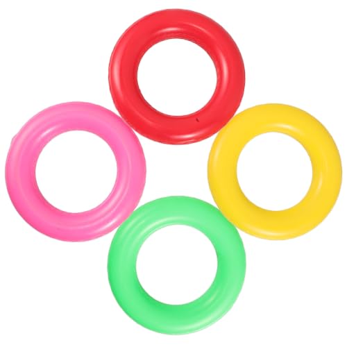 Jeu de lancer d'anneaux en latex souple et incassable pour entraînement d'agilité