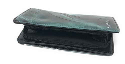 Shag Wear Horse Portrait Large Wallet for Women and Teen Girls Vegan Faux Leather 7"4