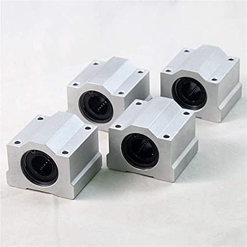 Buje deslizante CNC SMA12UU rodamiento lineal blindado en bloque de aluminio de alta resistencia 2