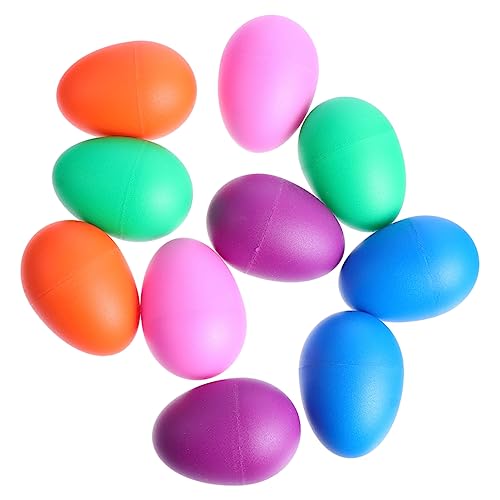 Toddmomy 10Pcs Musical Egg for Handmade Percussion Instrument Early Education for Rhythm Work Great for Classroom Music