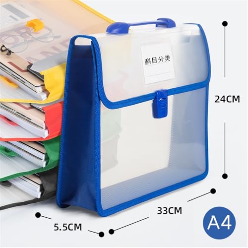 Dossiers papier abîmés ? Solution avec ce sac porte-documents A4 - 6