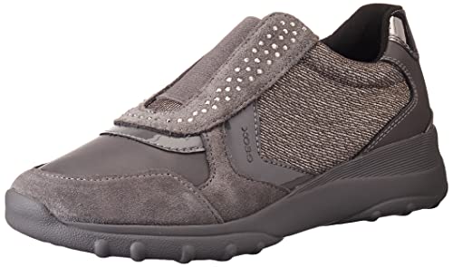 Geox D Alleniee D, Sneakers Donna, Grigio (Dk