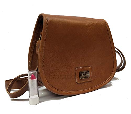 PASCADO small mini genuine leather crossbody everyday purse satchel shoulder bag for women