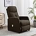 Produktbild Massagesessel verstellbar Stoff braun