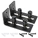 Adjustable Sliding Barn Door Bottom Guide Rollers, Smooth Well Made Barn Door Wall Guide Flat Bottom