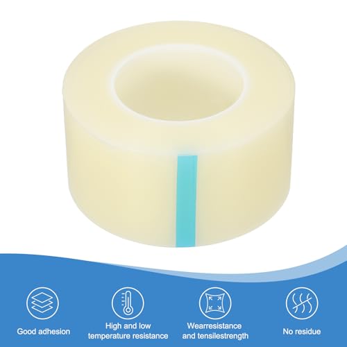 Image of PATIKIL Removable Protective Film Tape, 2.8 Inch x 656 ft PE Surface Protective Scratch Film Tape Roll for Furniture Electrical Appliances Plastic Hardware Medium Stickiness, Clear