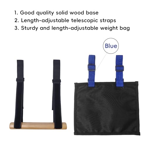 Knee Extension Recovery Device | Essential Aid for Knee Surgery Rehabilitation - Recovering Knees Extension After Surgery or Injury (Blue Or Black Random, Weights Not Included)