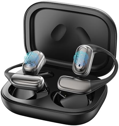 AI Language Translator Earbuds,OWS Real-Time 4-in-1 Translation Earbuds 144 Languages & Accents, Bluetooth 5.4 Translation Device for Travel/Business/Learning (A16 Gray Black)