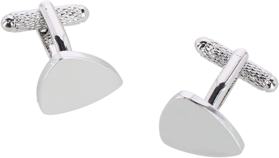 Trafalgar Men's Stefano Shield Brass Engravable Cufflinks