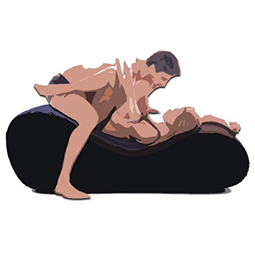 Inflatable Multifunctional Sofa, Yoga Chaise Lounge/Relax Chair, Bed Sofa with Handcuffs & Leg Cuffs, Portable Magic Cushion Ramp Body Pillow Inflatable Furniture Lounger for Couples