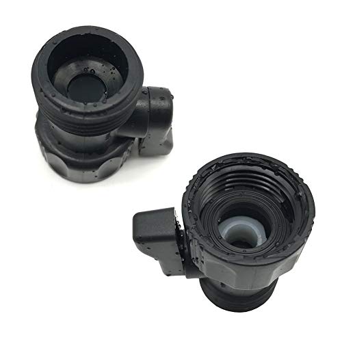 Alkarama 5 Pack Plastic Garden Hose Shut Off Valve Water Shutoff Valve Shut-Off Ball Valve Standard 3/4'' Thread Connector Coupling #TOP2