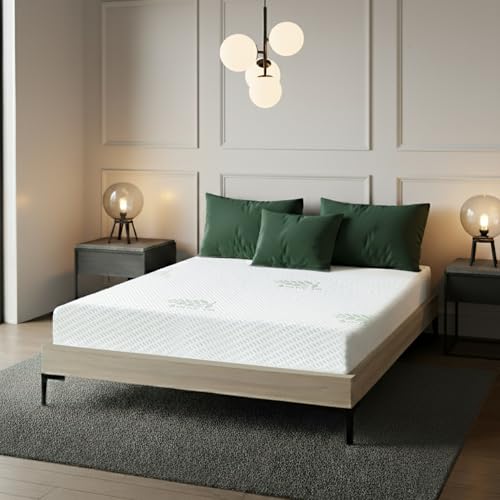 Sleephome Mediterraneo Plus Materasso Matrimoniale 160x190 25cm Memory Foam Sfoderabile - Ortopedico Antibatterico Ipoallergenico - Made in Italy