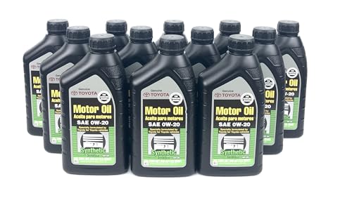 Toyota Case of 12 Quarts Full Synthetic 0W-20 Oil